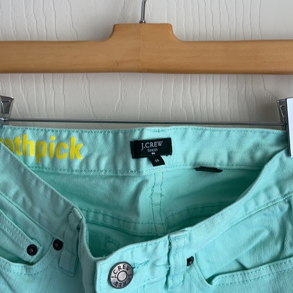 JCrew mint green toothpick jeans size 26 - Picture 4 of 7
